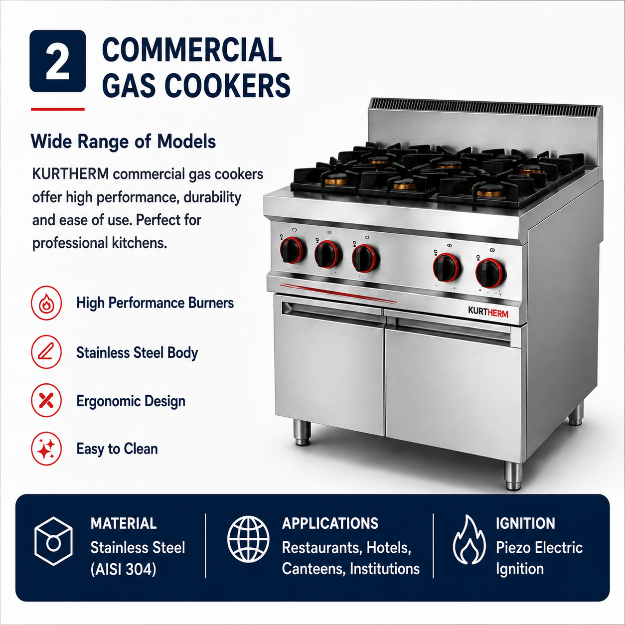 Commercial Gas Cookers